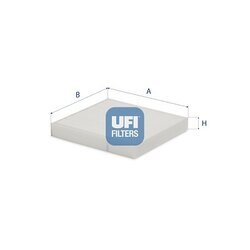 Filter vnútorného priestoru UFI 53.160.00