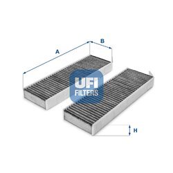 Filter vnútorného priestoru UFI 54.172.00