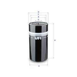 Olejový filter UFI 23.412.00