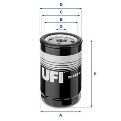 Olejový filter UFI 23.440.00