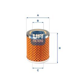 Olejový filter UFI 25.413.00