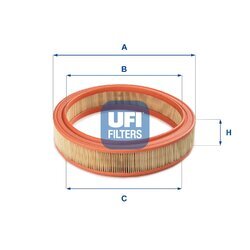 Vzduchový filter UFI 30.038.01