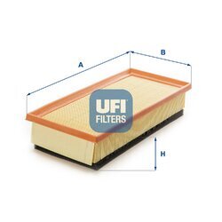 Vzduchový filter UFI 30.127.00