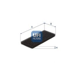Filter vnútorného priestoru UFI 53.518.00