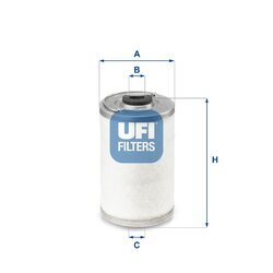 Palivový filter UFI 21.061.00