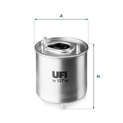 Palivový filter UFI 24.127.00