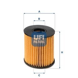Olejový filter UFI 25.060.00
