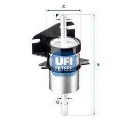 Palivový filter UFI 31.740.00