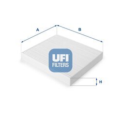 Filter vnútorného priestoru UFI 53.093.00