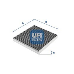 Filter vnútorného priestoru UFI 54.275.00