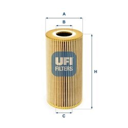 Olejový filter UFI 25.095.00