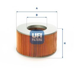 Vzduchový filter UFI 27.C10.00