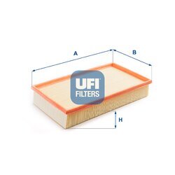 Vzduchový filter UFI 30.073.00
