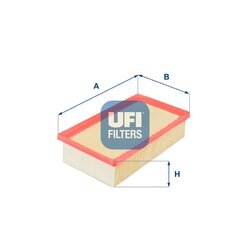 Vzduchový filter UFI 30.319.00
