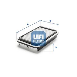 Vzduchový filter UFI 30.780.00