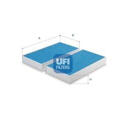 Filter vnútorného priestoru UFI 34.215.00