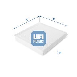 Filter vnútorného priestoru UFI 53.118.00