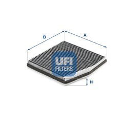 Filter vnútorného priestoru UFI 54.262.00
