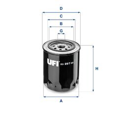 Olejový filter UFI 23.297.00
