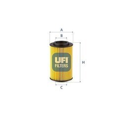 Olejový filter UFI 25.054.00