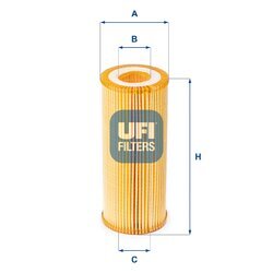 Olejový filter UFI 25.080.00