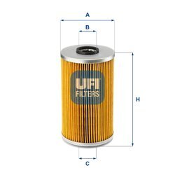 Olejový filter UFI 25.555.00