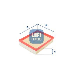 Vzduchový filter UFI 30.117.00