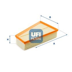 Vzduchový filter UFI 30.A38.00