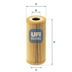 Olejový filter UFI 25.067.00