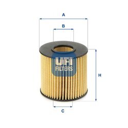 Olejový filter UFI 25.196.00
