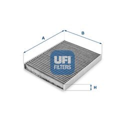 Filter vnútorného priestoru UFI 54.103.00