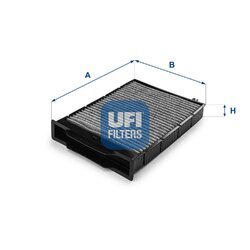 Filter vnútorného priestoru UFI 54.201.00