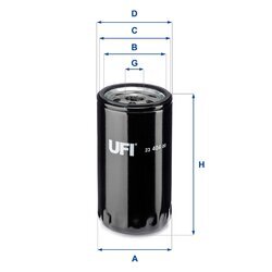 Olejový filter UFI 23.404.00