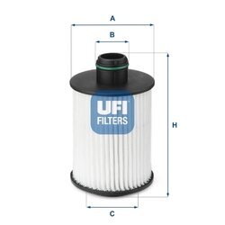 Olejový filter UFI 25.093.00