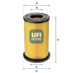 Vzduchový filter UFI 27.D79.00