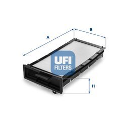 Filter vnútorného priestoru UFI 53.090.00