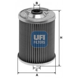 Palivový filter UFI 21.065.00