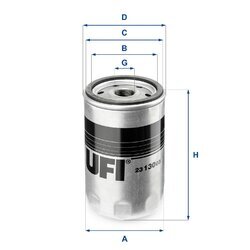 Olejový filter UFI 23.130.03