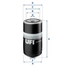 Olejový filter UFI 23.156.03
