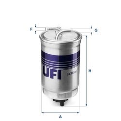Palivový filter UFI 24.365.00