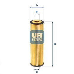 Olejový filter UFI 25.155.00