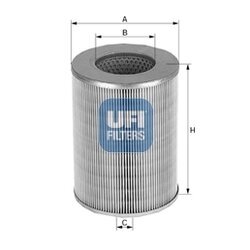 Vzduchový filter UFI 27.235.00