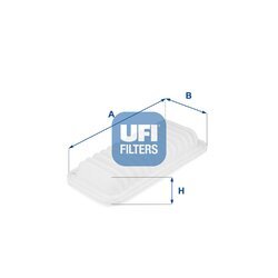 Vzduchový filter UFI 30.175.00