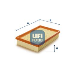 Vzduchový filter UFI 30.787.00