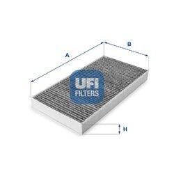 Filter vnútorného priestoru UFI 54.100.00
