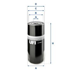 Olejový filter UFI 23.446.00