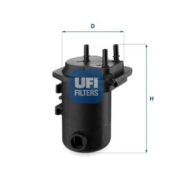 Palivový filter UFI 24.098.00