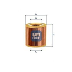 Olejový filter UFI 25.232.00