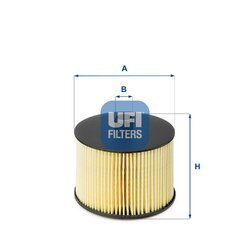 Palivový filter UFI 26.022.00