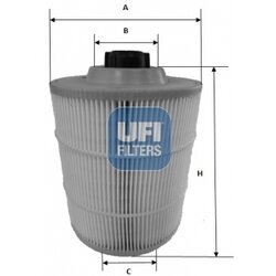 Vzduchový filter UFI 27.A00.00